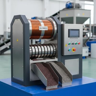 جداساز مغناطیسی خشک کم‌نگهداری با توان کویل ۱۱ مناسب برای جداسازی مغناطیسی در معادن و فرآوری مواد