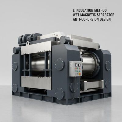 E روش عایق بندی جدا کننده مغناطیسی مرطوب از فولاد ضد زنگ یا فولاد کربن با پوشش ضد خوردگی طراحی شده برای جداسازی