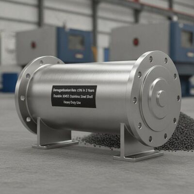 نرخ از آهنگر شدن ≤5٪ در 3 سال جداکننده مغناطیسی دائمی با مواد شیل فولاد ضد زنگ 304SS دوامدار مناسب برای کار سنگین